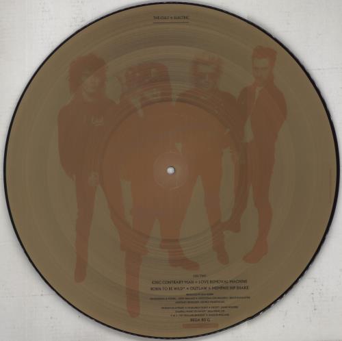 The Cult Electric - Gold Picture Disc + Inner UK picture